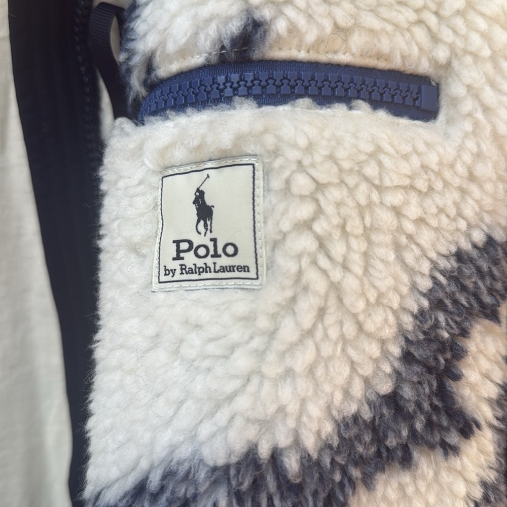 NWOT High-Pile Fleece Graphic Zip Jacket - Picture 8 of 14